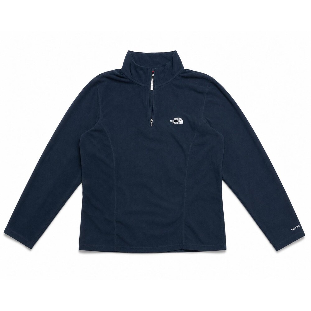 The North Face Women’s Navy Blue Fleece Full-Zip High-Neck Jacket Large